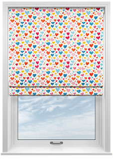 Sweetheart, Multi - Roman Blind